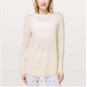 lululemon athletica Still at Ease Pull Over Sweater